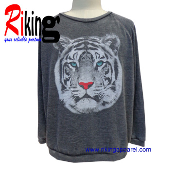 Fashion Men's Wear Printing Washing Pullover