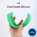 Brinquedo de empilhamento para bebês de pilhagem de arco -íris de silicone