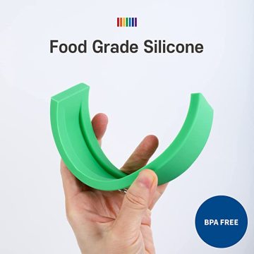 Brinquedo de empilhamento para bebês de pilhagem de arco -íris de silicone