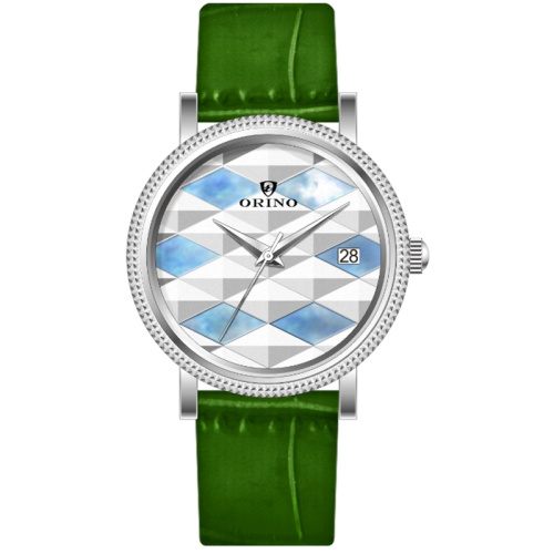 Correo de cuero de cuero impermeable Reloj de mujeres Custom