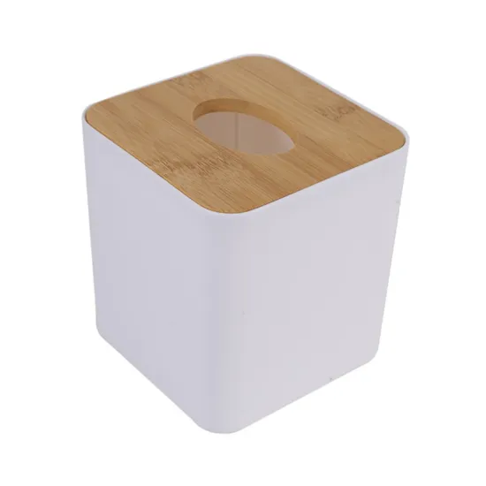 Modern Bamboo Paper Storage Holder with Tissue Box for Baby