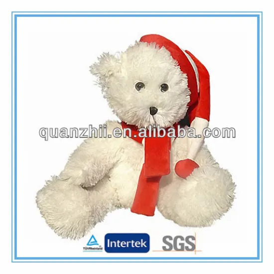 Cute custom christmas polar bears decoration