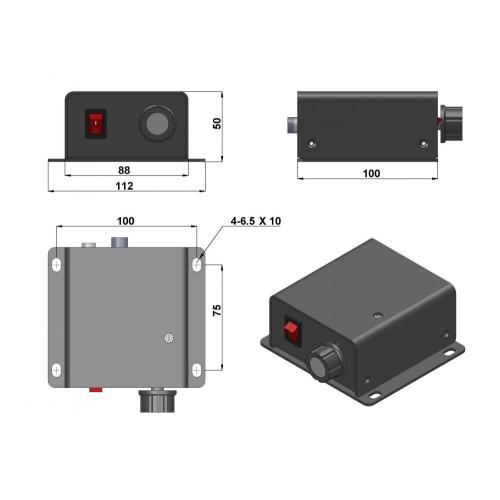 Vezel gekoppeld IR LED