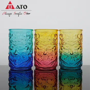 Vintage Glass Tumbler Juice Whiskey Glassware
