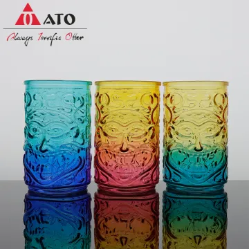 Vintage Glass Tumbler Juice Whiskey Glassware