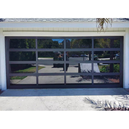 Metal Glass Double Garage Door Custom Custom Garage Doors for Villas: AluminumGarag Doors Factory