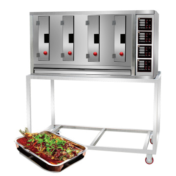 Electric Meat Smoker Oven for Charcoal Grilled Barbecue Chicken, Turkey, and Fish