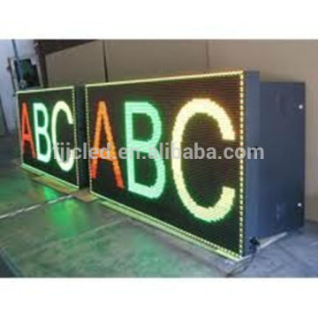 Advertising Wall Decorative Panel Sign Board Indoor Dual Color 3.75/ P4.75 LED Banner