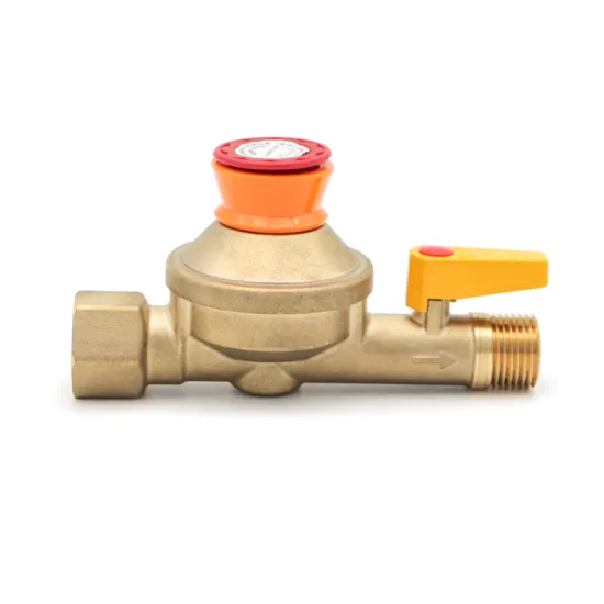 Security Self-close Valve with brass Case gas stop valve for Kitchen's Natural Gas Pipeline