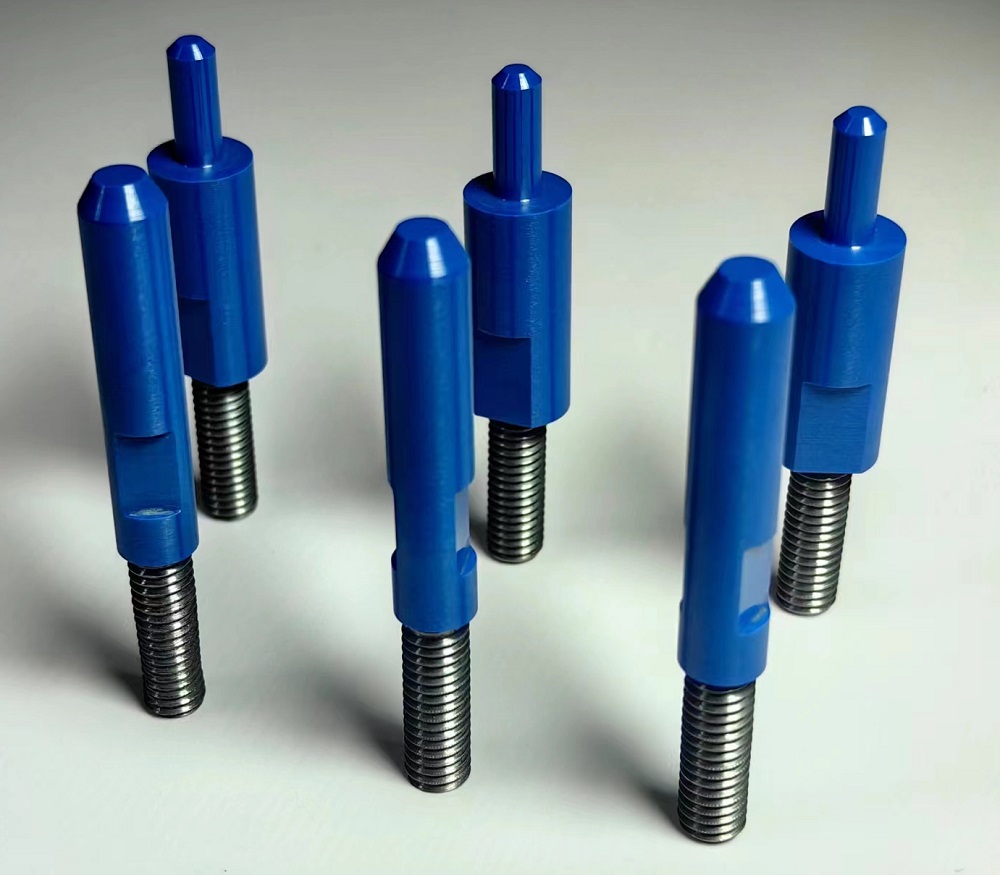 Auto welding position pins made of wear-resistance zirconia