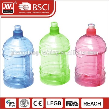 Eco-friendly 6.4 ounces multi size plastic water container with tap