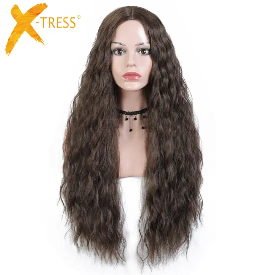 X-TRESS Best Quality Silky 29 Inch Natural Wave Synthetic Hair Wigs High Temperature Fiber Virgin Hair Wigs Virgin Hair Vendors