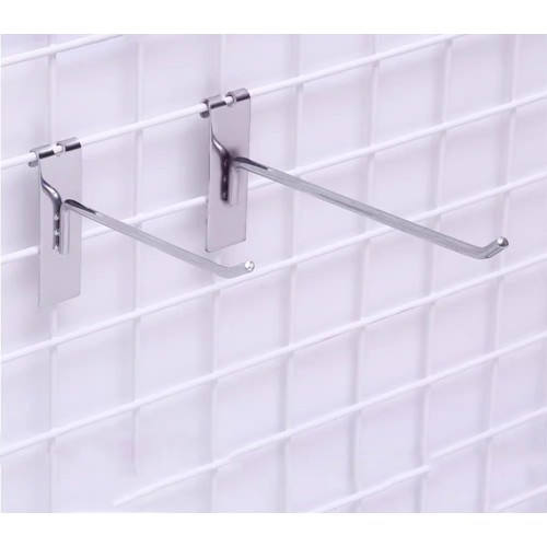 Metal Supermarket Wall Hanging Display Garment Hooks