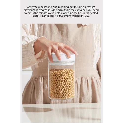 Multifunctional 4-Piece Vacuum Sealed Food Container with Can and Tank