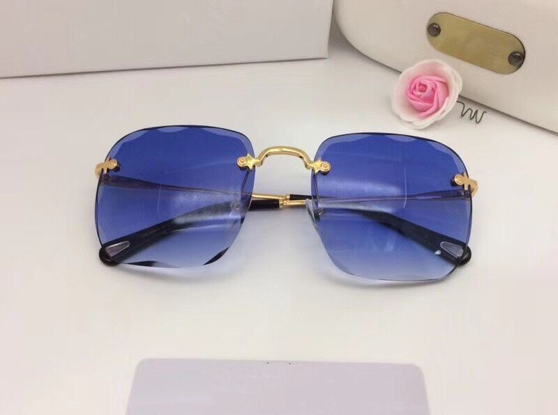 Rimless Metal Sunglasses