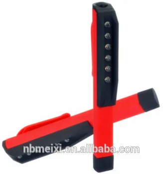 2015 BEST SELLING 6LED Pen Torch MINI SUPER CONVIENET SUPER CHEAP