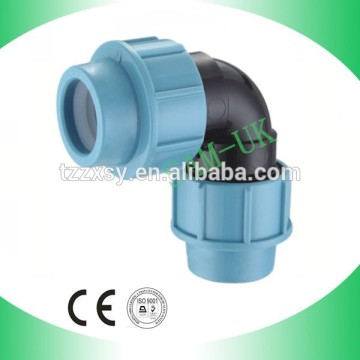 Irrigation Fittings Plumbing PP Compression Elbow