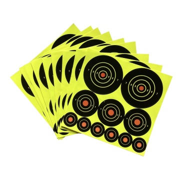 1Inch/2inch/3inch Adhesive Reactive Stickers - Instantly See Your Shots Splatterburst Paper Shooting Targets