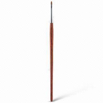 Small Lip Brush with Sable Hair Tip and Mahogany Handle