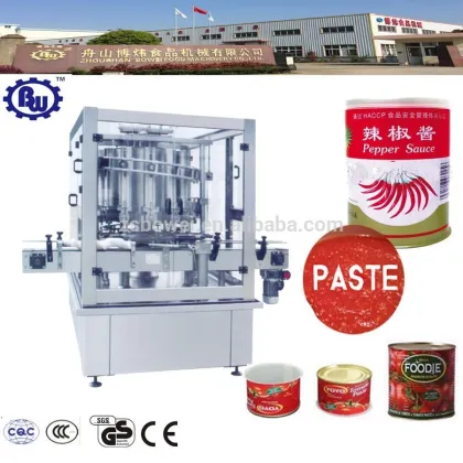 China Supplier Tin Can Condensed Milk Filling Machine