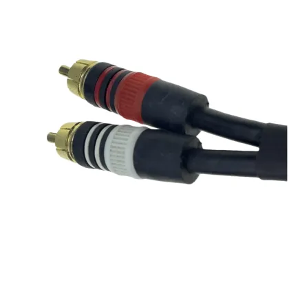 2 RCA plug to 2 RCA plug cable