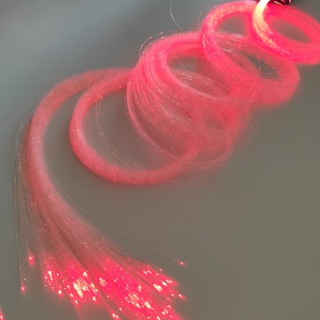 0.75mm 2700m Fiber Optic Cable with Side Pointing and 4cm Dots