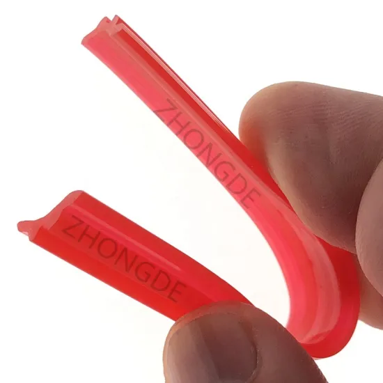 Numerical Control Telescopic Steel Cover Parts PU Wiper Lip