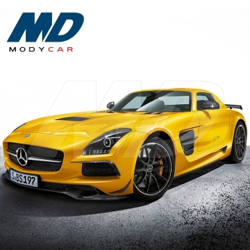 Black Series Style Half Carbon Fiber Body Kit for 2011-2014 Mercedes-Benz SLS-CLASS R197 AMG