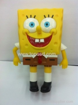 2013 New Speaker Spongebob Card Speaker With Usb Tf Card Fm Radio Good Sale 