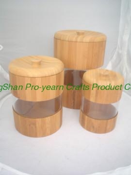 Bamboo canister