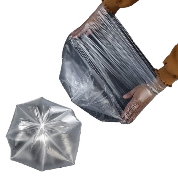 Black Plastic Trash Garbage Bin Liner Bags on Roll