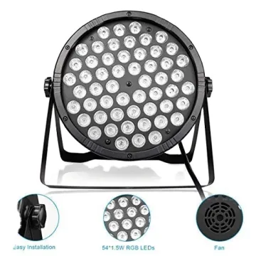 BIGDIPPER 54*3w RGB 3 in 1 LED Aluminum Par led lights factory price DMX par light for performance hall disco bar stage light