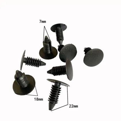 Black Nylon Christmas Tree Clamp Fasteners 8mm Hole - Fastenal Tree Rivets