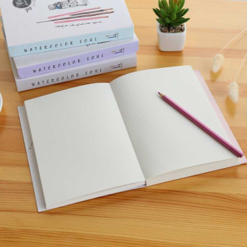 Retro Hardcover Thick Sketch Book for Students and Artists