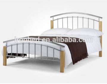 2015 Modern high quality new fashion style bedroom metal bed adult bed kids bed single bed
