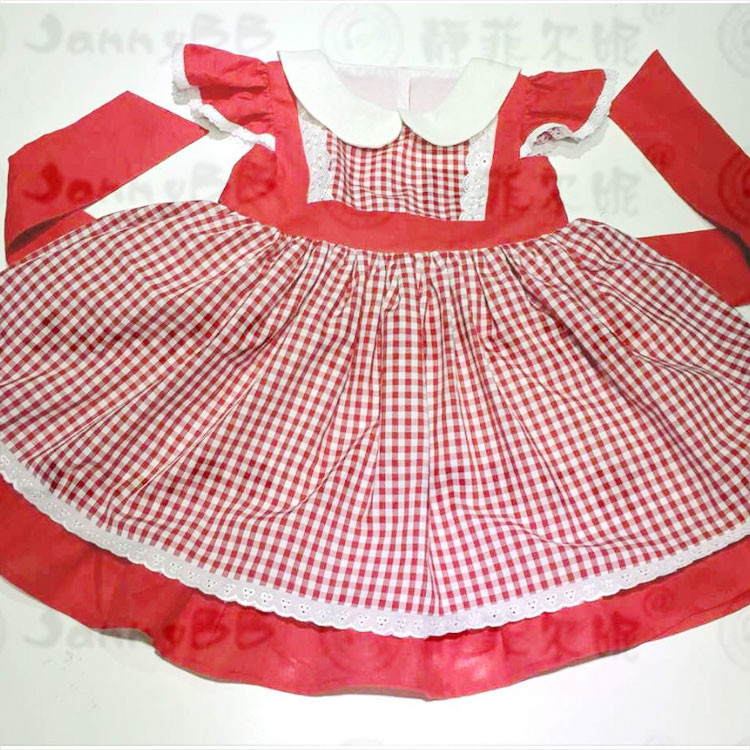 checked dress01