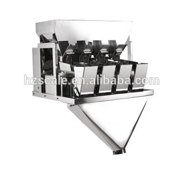 Automatic 4 Head Linear Weigher Machine with Filling Salt Packing Machine