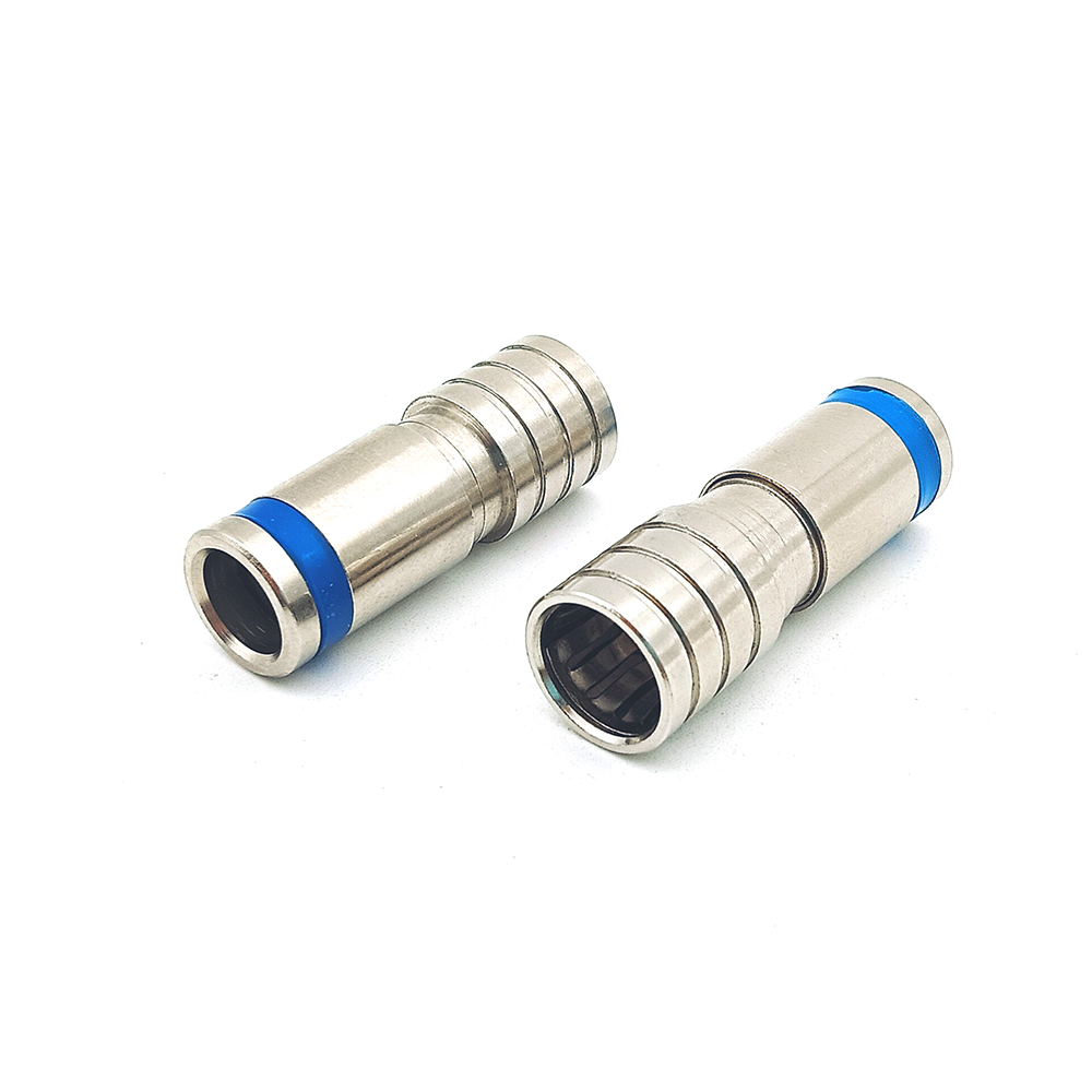 Quick Push Type F Male RG6 Compression Connector