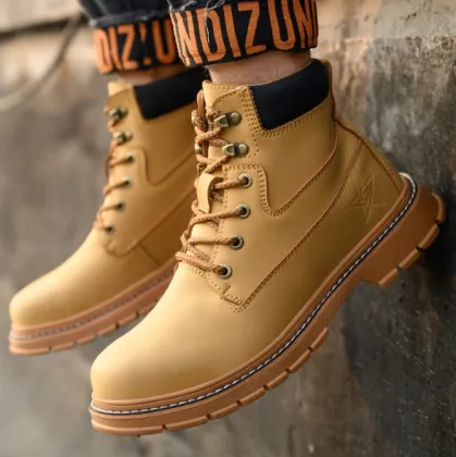 Factory Wholesale Lightweight Martin Boots for Men - Winter Work Safety Shoes