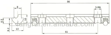 T slot bar, Long T slot bar, Aluminum Long T slot bar