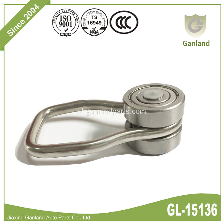 Gelendong Tirai Stainless Steel Dengan Cincin Pinggang Tertutup