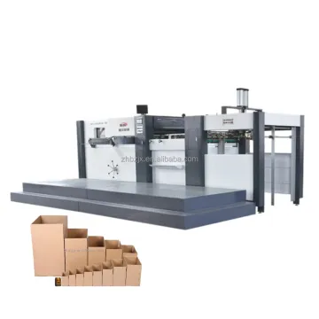 ZHENHUA MY Cardboard Automatic Die Cutting And Creasing Machine for Carton Boxes