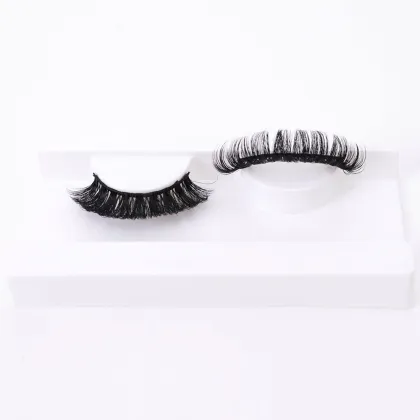 Russian Volume Strip Lashes, Russian Curl Mink Lashes 20mm, Mink Lashes Wholesale