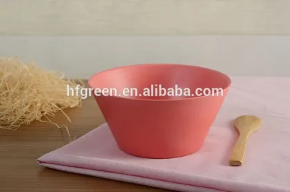 Christmas custom bamboo fiber salad bowl
