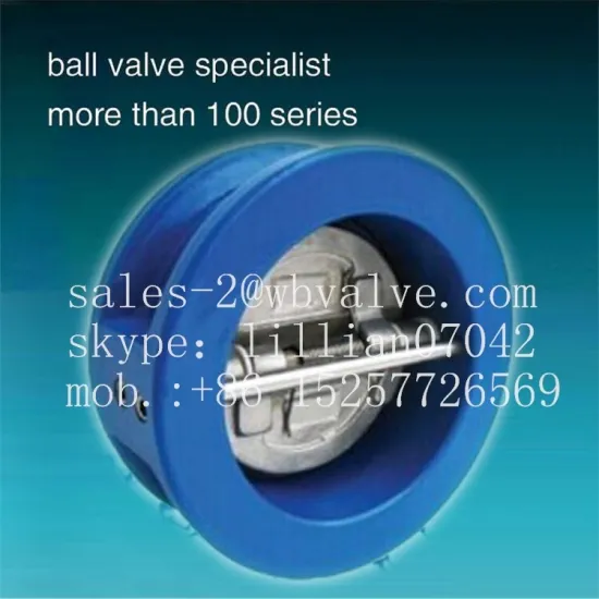 GGG40 Dual-disc Water Check Valve astm a216 wcb