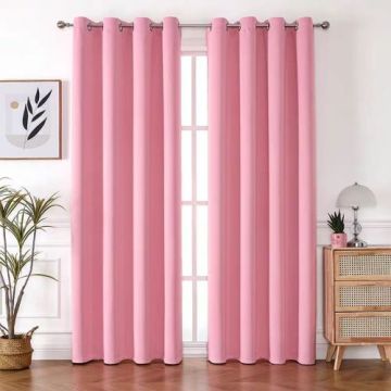 Double-sided non-glossy curtain fabric