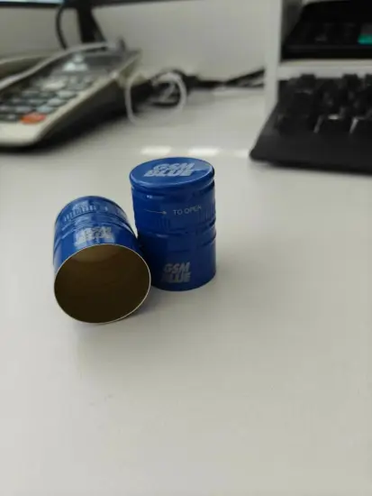 Aluminum spirits screw cap liquor bottle closure