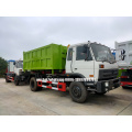 Dongfeng 15 tons hydraulic/hook arm garbage truck with garbage box