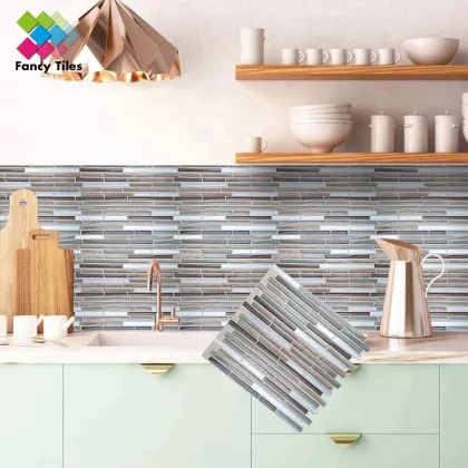 3D vinyl tile on the wall waterproof