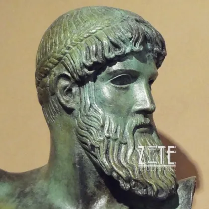 Classic Design Bronze Zeus Bust Statue